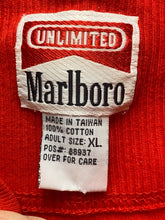Load image into Gallery viewer, VTG Marlboro Unlimited Shirt Adult Extra Large Red Henley Thermal Ribbed USA Men
