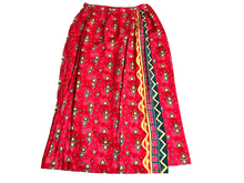 Load image into Gallery viewer, VTG Pendleton Skirt Womens 10 (28x32) Red Geometric Southwest Retro Midi USA
