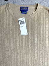 Load image into Gallery viewer, Pendleton Sweater Adult Large Beige Woolen Mills Oversized Mens Pullover NWT
