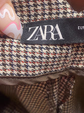 Load image into Gallery viewer, Zara Dress Pants Womens Medium Brown Black Casual Workwear Wide Leg Ladies
