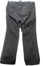 Load image into Gallery viewer, Chicos Jeans Womens 39x29 Black Denim Zip Fly Straight Leg 2.5 Short Platinum
