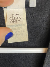 Load image into Gallery viewer, Vintage Taurus II Dress Womens 8 Medium Black Cocktail Sheath Rayon Nylon Ladies
