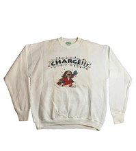 Load image into Gallery viewer, VTG Cathy Guisewite Sweatshirt Adult Extra Large White Funny CHARGE! Sweater 80s
