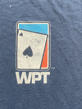 Load image into Gallery viewer, World Poker Tour Shirt Adult Extra Large Navy Blue Gambling Texas Cards WPT Mens
