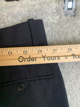 Load image into Gallery viewer, Tommy Hilfiger Pants Adult 33x26.9 Black Straight Leg Wool Blend Dress Mens
