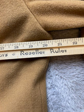 Load image into Gallery viewer, Harve Benard Jacket Womens 12 Tan Wool Nylon Cashmere Single Breasted Blazer
