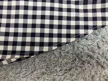 Load image into Gallery viewer, Mizzen Main Shirt Adult Large Black White Checkered Trim Fit Button Up Mens
