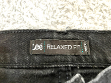 Load image into Gallery viewer, Lee Jeans Womens 12 Medium (32x28.5) Black Flat Front Relaxed Fit Denim Ladies
