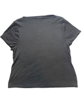 Load image into Gallery viewer, J Crew Shirt Womens 2X Black Boat Neck Modal Stretch Ribbed Knit Plus Ladies
