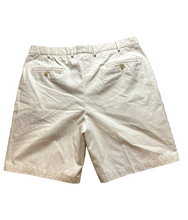 Load image into Gallery viewer, Peter Millar Shorts Adult 38 Off White Flat Front Slash Pocket Crown Chino Mens
