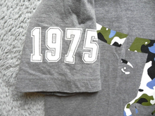 Load image into Gallery viewer, Bull Shirt Womens Small Camo Head 1975 Short Sleeve Pullover Hanes Beefy Ladies
