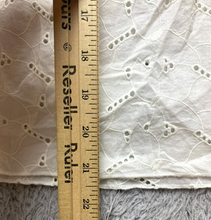 Load image into Gallery viewer, Rails Shirt Womens Medium Ivory Eyelet Oversized Boho Peasant Hippie Blouse Lady
