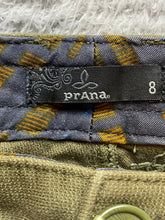 Load image into Gallery viewer, Prana Pants Womens 8 (32x24.5) Army Green Cargo Hiking Outdoor Gorpcore Organic
