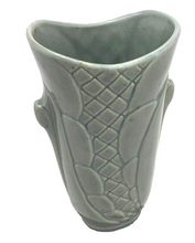 Load image into Gallery viewer, Vintage Shawnee Vase Gray Glaze Art Nouveau
