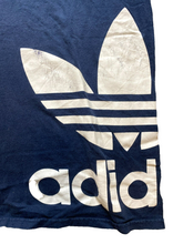 Load image into Gallery viewer, Adidas Shirt Adult Extra Large Navy Logo Stacked Corner Trefoil Big Logo Mens
