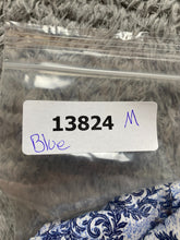 Load image into Gallery viewer, Steel &amp; Jelly Shirt Adult Medium Blue Button Up Allover Print Floral London Mens
