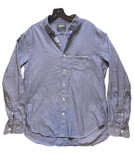 Load image into Gallery viewer, Bonobos Shirt Adult Large Denim Blue Slim Fit Long Sleeve Dress Casual Mens
