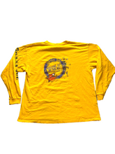Load image into Gallery viewer, Pirana Joe Shirt Adult Extra Large Golden Yellow Welcome To Juneau Alaska Mens
