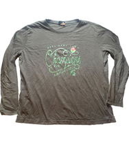 Load image into Gallery viewer, Michigan State Shirt Womens Extra Large Gray Green 2014 Rose Bowl Champions NCAA
