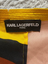 Load image into Gallery viewer, Karl Lagerfeld Shirt Womens 2X Multicolor Geometric Button Up Blouse Paris Plus
