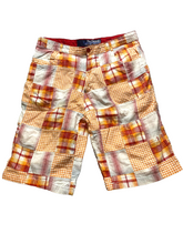 Load image into Gallery viewer, Five Elementz Shorts Adult 38 Orange Red Bermuda Baggy Hip Hop 13" Inseam Mens
