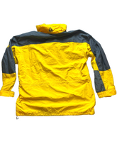 Load image into Gallery viewer, Gerry Jacket Adult Large Yellow Black Windbreaker Zip Up Snaps Outdoor Nylon Men
