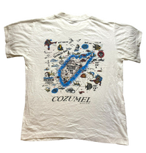Load image into Gallery viewer, VTG Cozumel Mexico Shirt Adult Large Single Stitch Underwater National Park 80s
