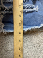 Load image into Gallery viewer, THRILL Jeans Jacket Womens 3X Blue Distressed Denim Destroyed Ripped Plus Ladies

