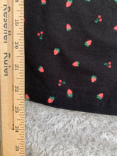 Load image into Gallery viewer, Torrid Pants Womens 4 (33x22.5) Black Strawberry AOP Cropped Legging Stretch
