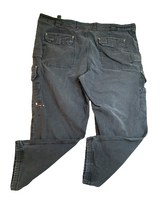 Load image into Gallery viewer, Duluth Trading Pants Adult 44x30 Black Flex Fire Hose Cargo Outdoor Spandex Mens
