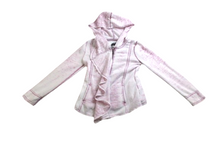 Load image into Gallery viewer, Sugarfly Sweatshirt Womens Small Purple Full Zip Waterfall Hoodie Sweater Ladies
