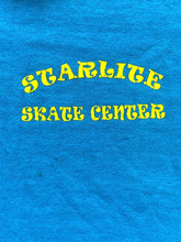 Load image into Gallery viewer, VTG Roller Skating Shirt Adult Large Teal Blue Skate Center Rink Polo Starlite

