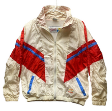 Load image into Gallery viewer, VTG Misty Valley Sport Jacket Womens Small Windbreaker Oversized Shoulder Pads
