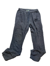 Load image into Gallery viewer, Roots Pants Womens 30x31 Black Blue Sweatpants Drawstring Jogger Patch Logo
