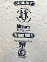 Load image into Gallery viewer, VTG Abe's Amble 10 KM Road Race Shirt Adult Extra Large White Single Stitch 90s
