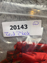 Load image into Gallery viewer, Liz Baker Shirt Womens 18W Red Black AOP Embossed Flower Rayon Button Up Plus
