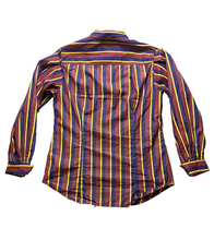 Load image into Gallery viewer, J Crew Thomas Mason Shirt Womens Small Brushpopper Striped Button Up Casual Lady
