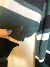 Load image into Gallery viewer, Torrid Dress Womens 4 Black Hunter Green Ribbed Knit Rayon Nylon Sweater Bodycon
