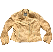 Load image into Gallery viewer, Levis Jacket Womens Extra Large Butterscotch Motorcycle Moto Biker Rider Ladies
