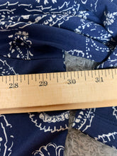 Load image into Gallery viewer, Woman Within Shirt Womens 30/32 3X Blue AOP Paisley Tunic Lagenlook Plus Ladies
