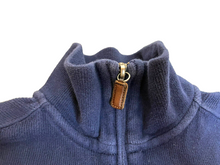 Load image into Gallery viewer, Polo Ralph Lauren Sweater Adult Small Navy 1/4 Zip Mock Neck Red Pony Mens
