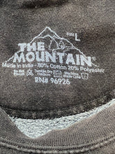 Load image into Gallery viewer, The Mountain Sweatshirt Adult Large Dark Brown Dog Beware Pit Bull Indie Mens
