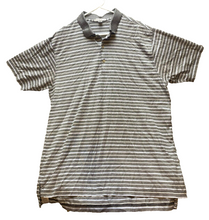 Load image into Gallery viewer, Peter Millar Shirt Adult Large Striped Crown Preppy Sportswear Golf Polo Mens
