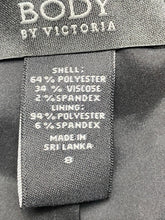 Load image into Gallery viewer, Body By Victoria Suit Jacket Women 8 Medium Charcoal Gray Single Breasted Blazer
