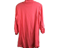 Load image into Gallery viewer, Lauren Ralph Lauren Dress Womens Large Button Front Collared Shirt Roll Tab Lady
