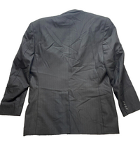 Load image into Gallery viewer, Jeffrey Banks Suit Coat Mens 42R Black 100% Wool Single Breasted Sport Blazer
