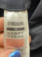 Load image into Gallery viewer, Gymshark Sweatshirt Womens Extra Small Black Cut Out Hoodie Nylon Stretch Ladies

