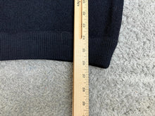 Load image into Gallery viewer, Pro's Pride by Hepner Sweater Adult Medium Navy V-Neck Wool Alpaca Outerwear Men
