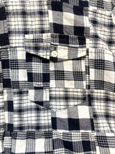 Load image into Gallery viewer, Ralph Lauren Shirt Adult 2XL Black Ivory Pocket Button Up Custom Fit Casual Mens
