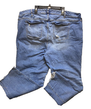 Load image into Gallery viewer, Torrid Jeans Womens 24 Plus Blue Denim Distressed Boyfriend Vintage Stretch
